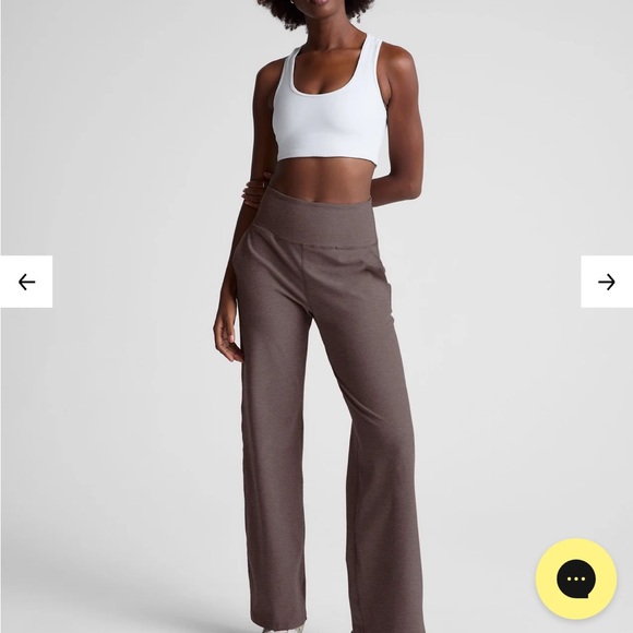 Sage Green Spacedye Laid Back Wide Leg Pant 31" - Picture 6 of 6